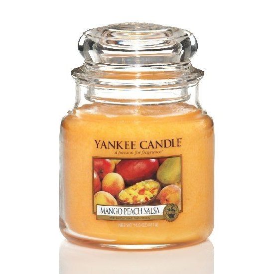 Yankee Candle Classic vonná sviečka Mango Peach Salsa 411 g