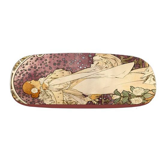 Pouzdro na brýle pevné Camelias, Alfons Mucha