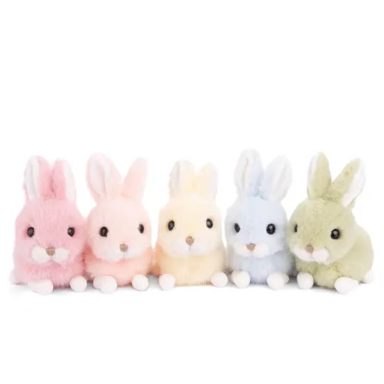 Plyšový zajíček Baby Bunny modrý, 15 cm