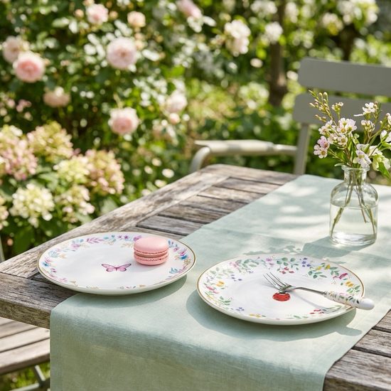 Porcelánová sada talířů 2ks Fancy Garden Louka 16 cm, Easy Life