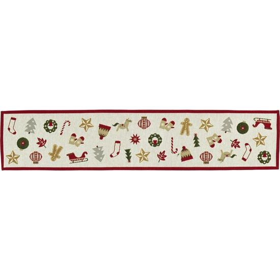 Vánoční gobelínový běhoun X-mas Wonders 20x96 cm, Sander