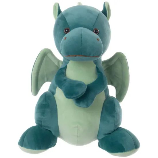 Plyšový dráček The Big Drago Forest Green zelený, 35 cm