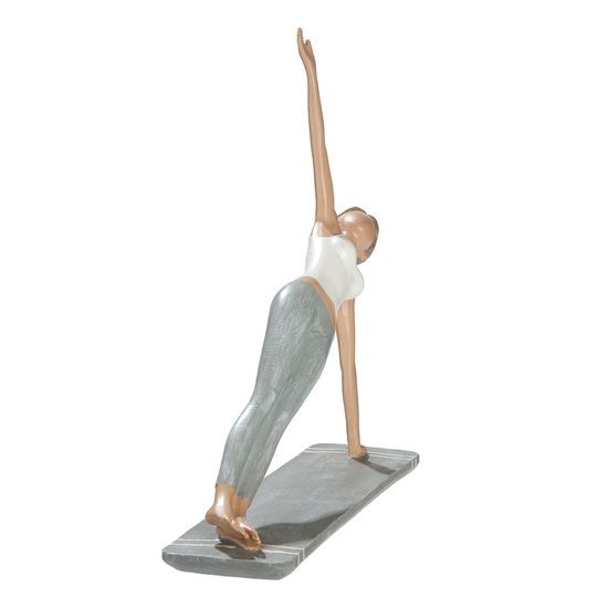 Dekorace figura žena jogínka Hannah, 5,5x22,5x21 cm
