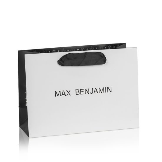 Max Benjamin - bílá dárková taška velká