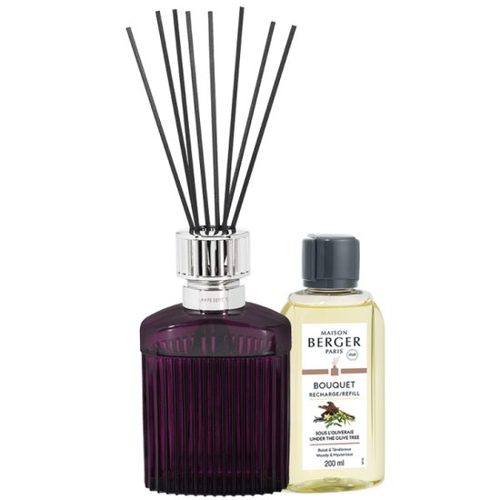 Maison Berger Paris - Aroma difuzér Alpha slivkový + Pod Olivovník 200ml