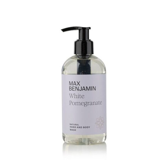 Max Benjamin - Dárková sada tekuté mýdlo a mléko na ruce a tělo White Pomegranate 2x300ml