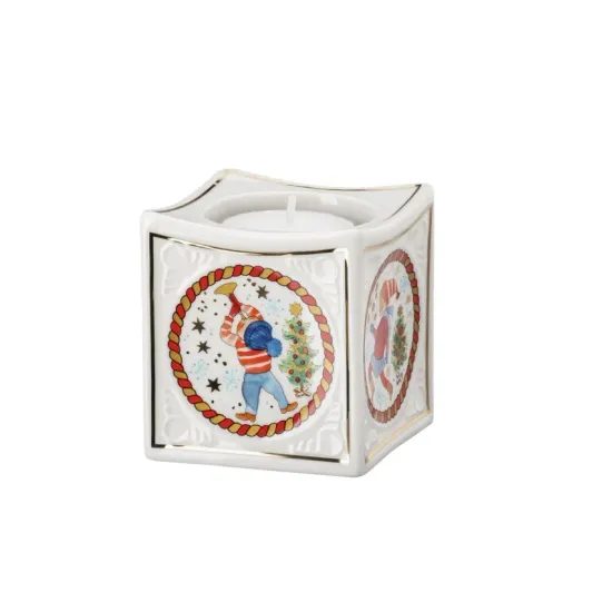 Vianočný svietnik na čajovú sviečku Christmas Sounds 6,5 cm, Rosenthal