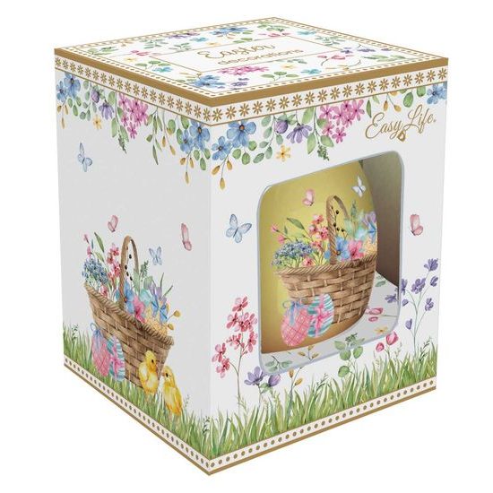 Veľkonočná dekorácia vajíčko na zavesenie 1ks Spring Bloom, Easy Life