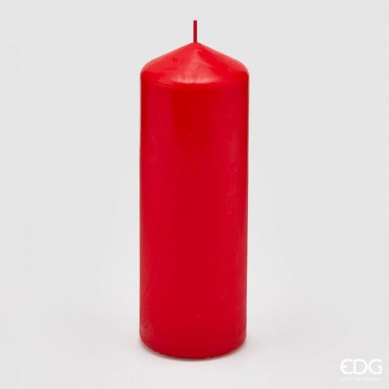 Svíčka červená, 20x6,8 cm