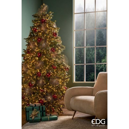 Vánoční dekorace paprsky na stromek zlaté, 28cm