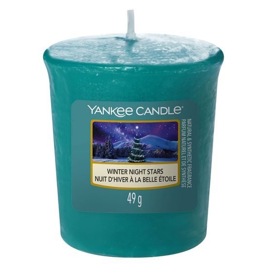 Yankee Candle - votivná sviečka Winter Night Stars, 49 g