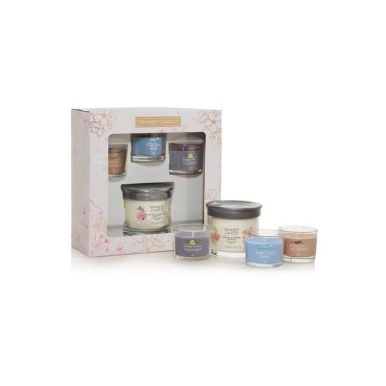 Yankee Candle - Darčeková sada Tumbler malý + 3ks votívnych sviečok v skle