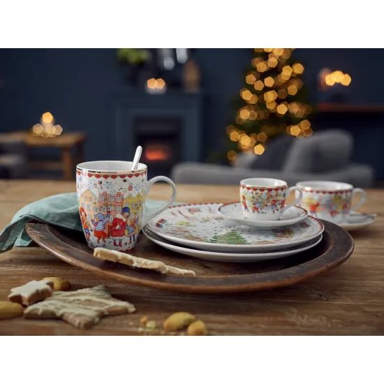Vianočná šálka a podšálka na espresso, Christmas Sounds 80ml/12cm, Rosenthal