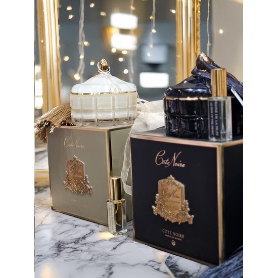 Côte Noire - Art Deco svíčka Cream & Gold, Blonde Vanilla
