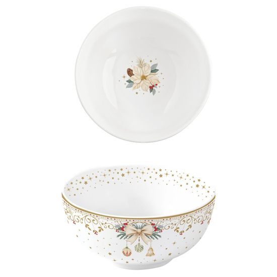 Vianočná miska White Elegance 12x5,5cm, Easy Life