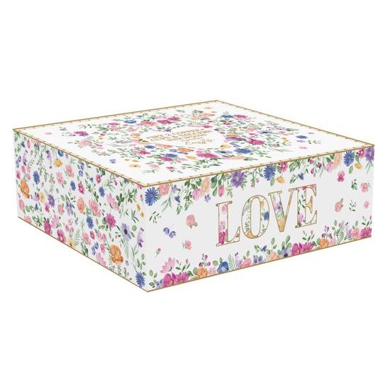 Porcelánová súprava šálok na espresso s lyžičkami Mon Amour 100 ml, Easy Life