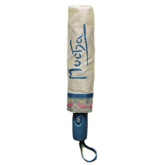 Homedesignshop.cz - Skládací deštník Alfons Mucha, Ø 90cm - PLUMERIA -  Deštníky - Osobní doplňky - Eshop s interierovými doplňky