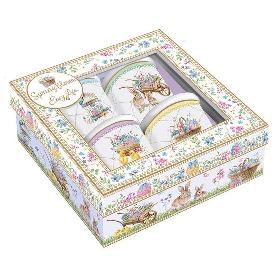 Veľkonočné šálky na espresso 4ks Spring Bloom 100ml, Easy Life