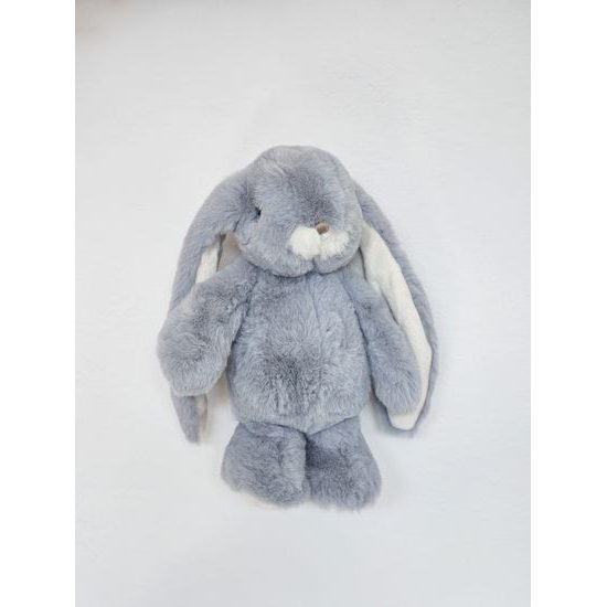 Plyšový zajačik Kanina modrý, 22 cm