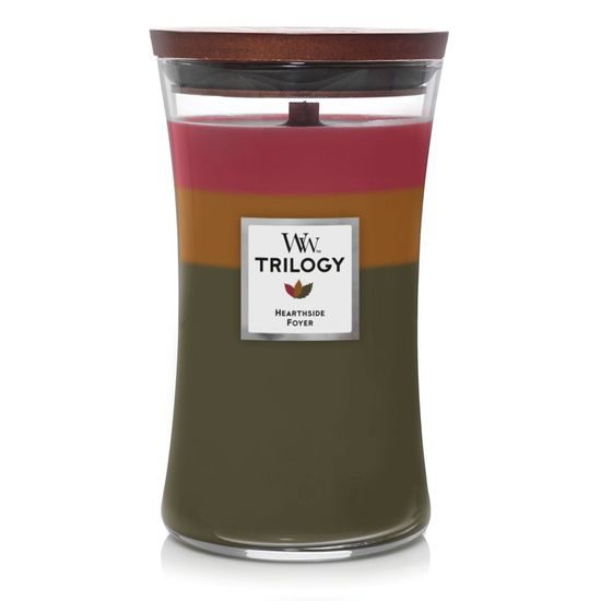 Woodwick - Trilogy Hearthside sviečka veľká, 609g