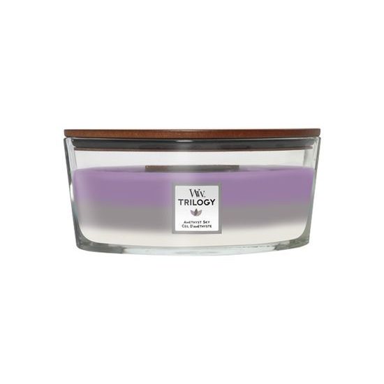 Woodwick - Trilogy Amethyst Sky, sviečka loď 453,6 g