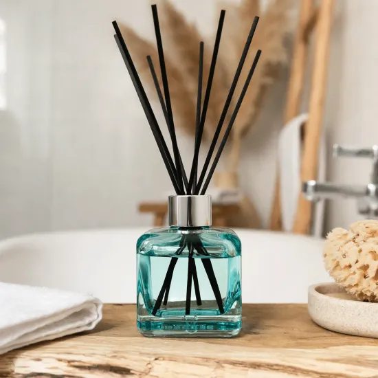 Maison Berger Paris - Aroma difuzér CUBE, Proti zápachu z koupelny – aquatic vůně, 100 ml