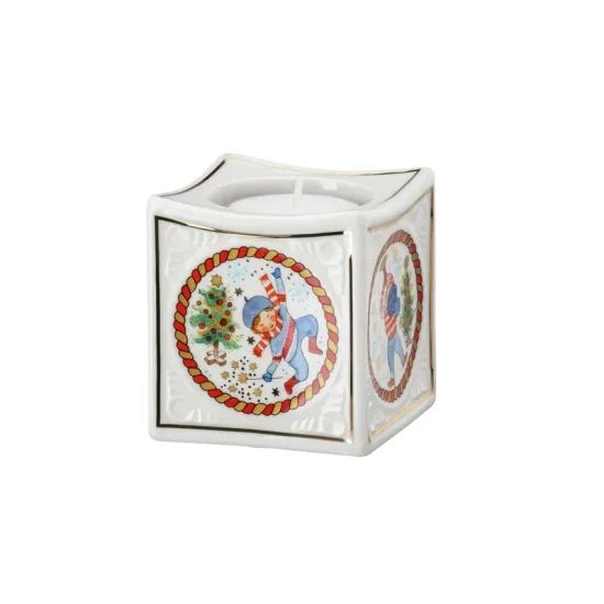 Vianočný svietnik na čajovú sviečku Christmas Sounds 6,5 cm, Rosenthal
