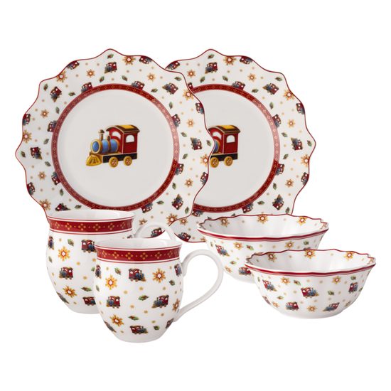 Toy's Delight Anniversary snídaňová sada Lokomotiva 6ks, Villeroy & Boch