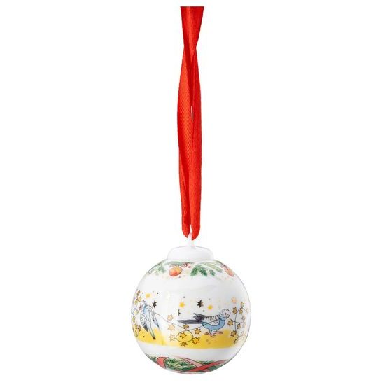 Vánoční ozdoba koule s holuby Christmas Lights 5,1 cm, Rosenthal