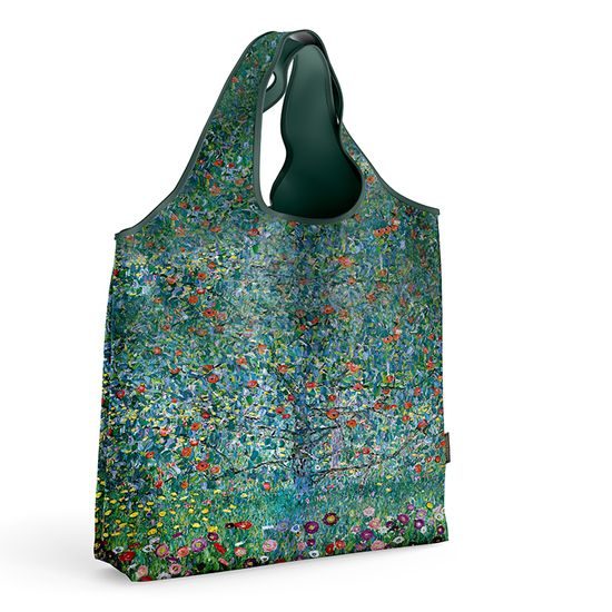 Nákupní látková taška Apple Tree Gustav Klimt, 42x42x8 cm