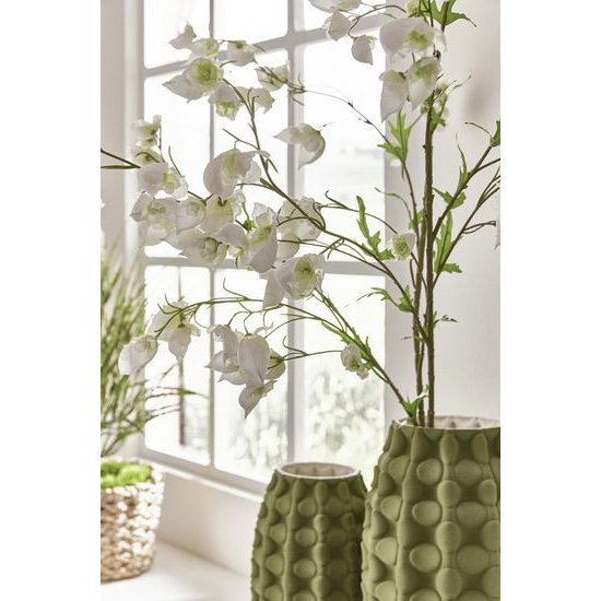 Umelá kvetina prilbica zelený, 80cm