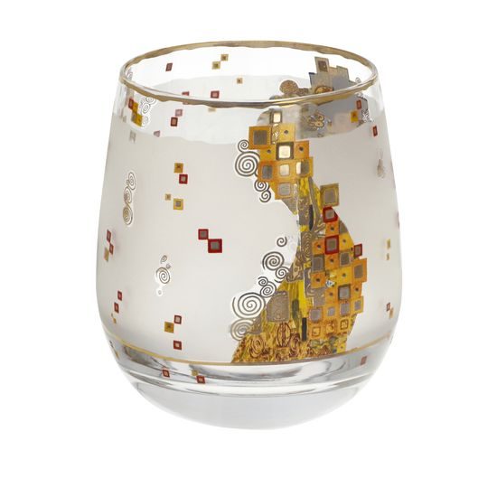 Skleněný svícen Adele Bloch - Artis Orbis 8,5x8,5x9,5 cm, Gustav Klimt