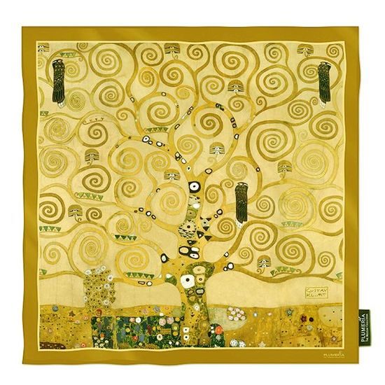 Hodvábna šatka The tree of life, Gustav Klimt