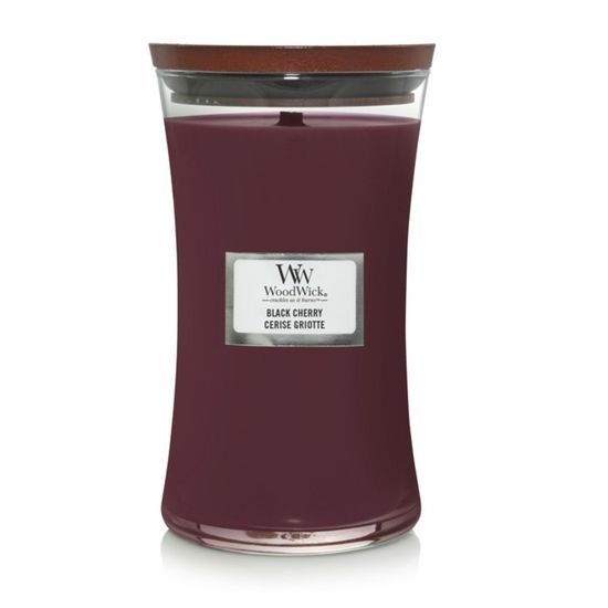 WoodWick Black Cherry svíčka, váza velká 609.5 g