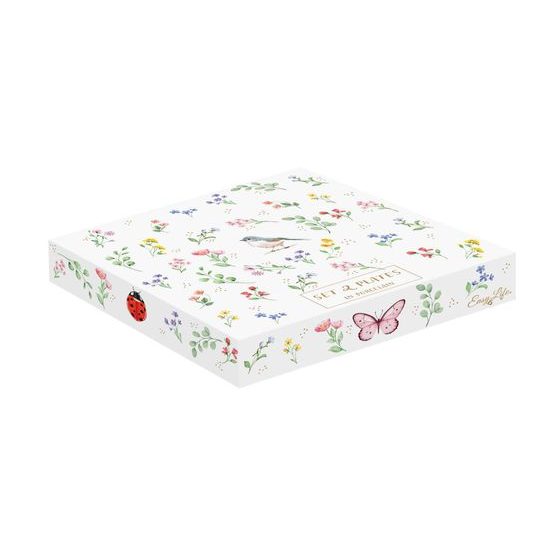 Porcelánová sada talířů 2ks Fancy Garden Louka 16 cm, Easy Life