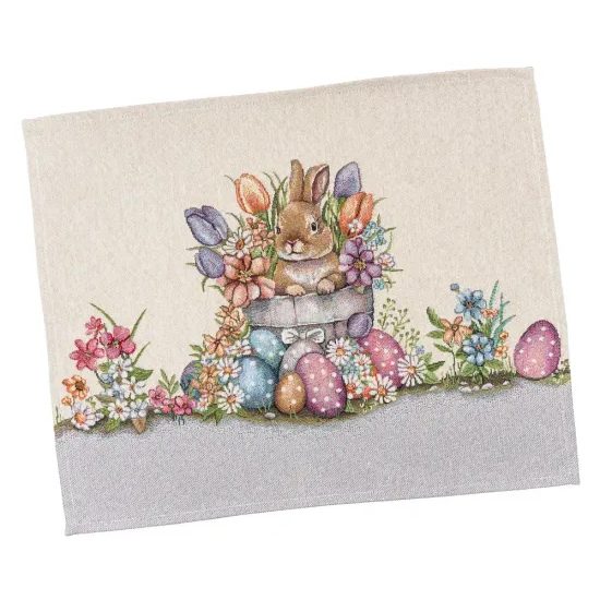 Velikonoční gobelínové prostírání na stůl Bunny, 33x49cm