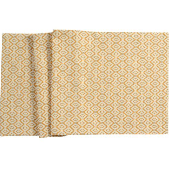 Behúň na stôl Rombe žltý 40x100cm, Sander