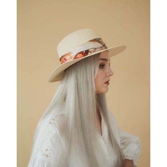 Hodvábna šatka Reverie 52x52cm, Alfons Mucha