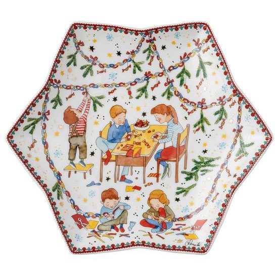 Vánoční talíř hvězda na cukroví Christmas Lights 2024 Ø 24 cm, Rosenthal