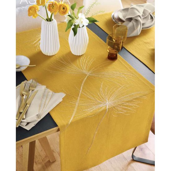 Běhoun na stůl Astera béžový 50x150cm, Sander