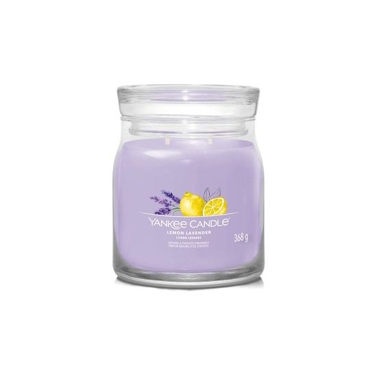 Yankee Candle - Signature vonná svíčka Lemon Lavender, 368g