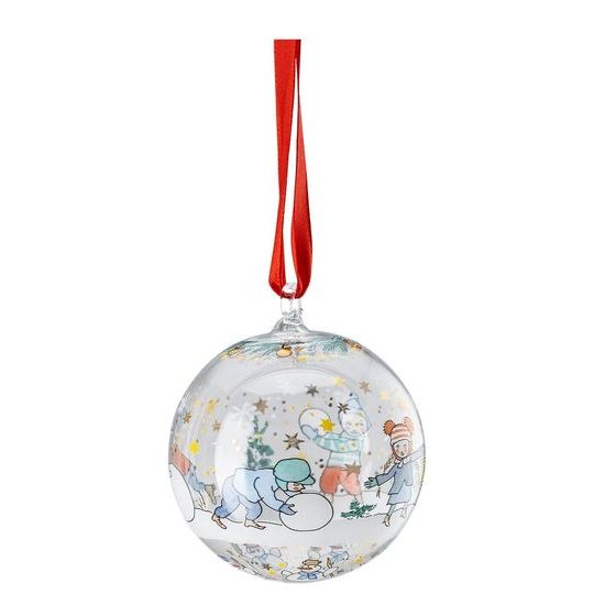 Vánoční skleněná ozdoba koule Christmas Lights 2024 6 cm, Rosenthal