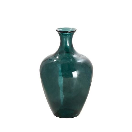 Skleněná váza Arturo modrá, 100x30 cm
