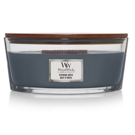 WoodWick - Evening Onyx svíčka loď, 453.6 g