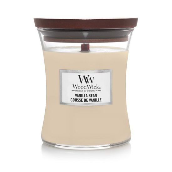 WoodWick - Vanilla Bean svíčka váza střední, 275 g