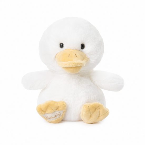 Plyšová kačenka Baby Quack bílá, 15 cm