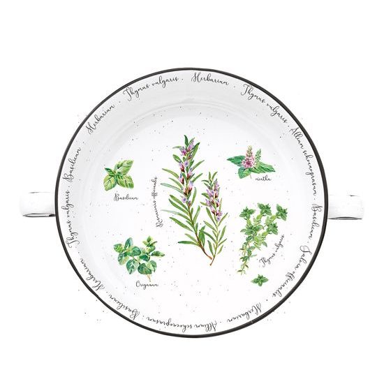 Porcelánová misa s ušami Herbarium 20cm, Easy Life