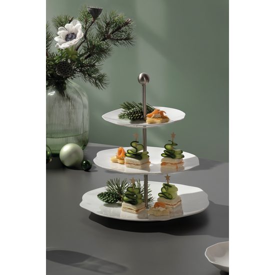 Pura Třípatrový etažér 26cm, Villeroy & Boch