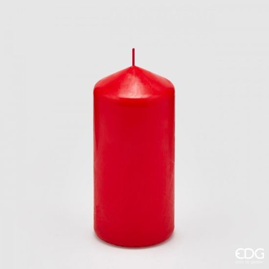 Svíčka červená, 15x6,8 cm