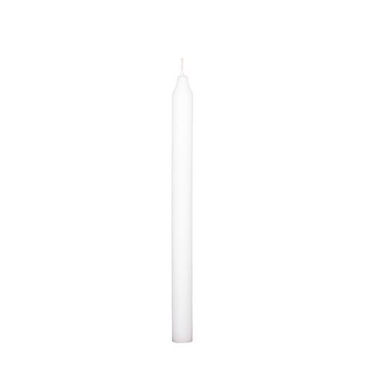 Sviečka guľatá dlhá biela, 2,1x29,5 cm